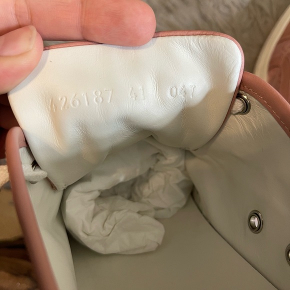 GUCCI TESS S GOMMA ROSE GG MONOGRAM SNEAKERS - Picture 8 of 13